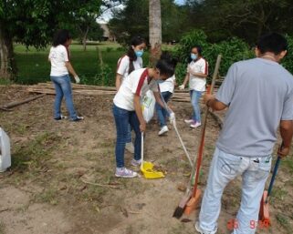 ÉXITO ROTUNDO CORONÓ RECOJO DE RESIDUOS SÓLIDOS EN MOYOBAMBA CON LA PARTICIPACIÓN DEL IIAP Y BRIGADISTAS AMBIENTALES.