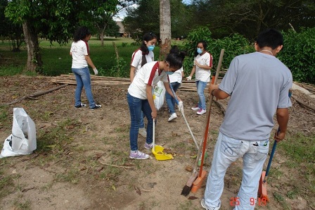 ÉXITO ROTUNDO CORONÓ RECOJO DE RESIDUOS SÓLIDOS EN MOYOBAMBA CON LA PARTICIPACIÓN DEL IIAP Y BRIGADISTAS AMBIENTALES.