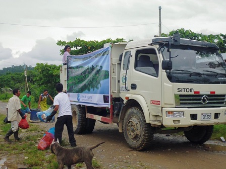 REALIZAN RECOJO DE RESIDUOS SOLIDOS