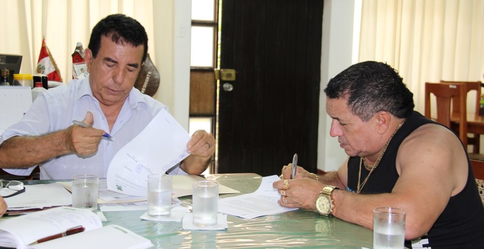 IIAP Y MUNICIPALIDAD DE SARAYACU FIRMARON CONVENIO DE COOPERACIÓN