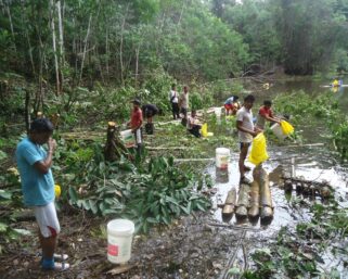 REPOBLARON LAGUNAS DE COMUNIDAD AWAJÚN EN EL DISTRITO DE NIEVA