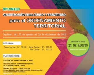 IIAP, UNAP Y DAR OFRECERÁN DIPLOMADO EN ZONIFICACIÓN ECOLÓGICA Y ECONÓMICA